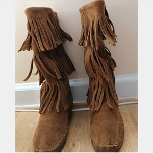 3-Layer Fringe Boot